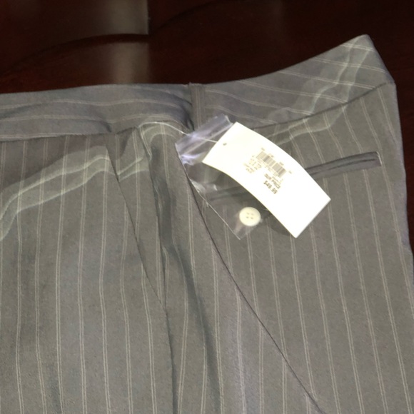 Calvin Klein Gray Pinstriped Suit - Picture 7 of 7